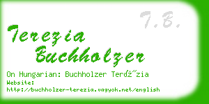 terezia buchholzer business card